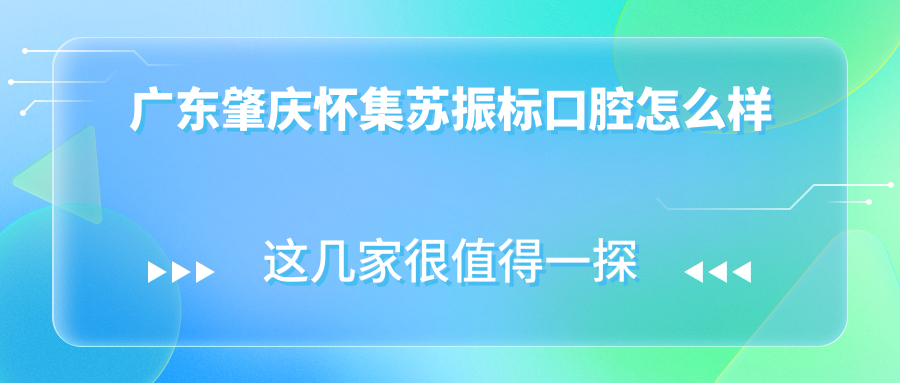 广东肇庆怀集苏振标口腔