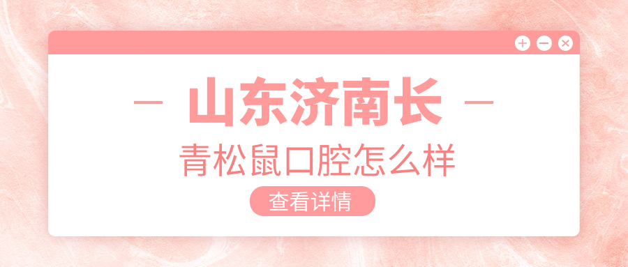 山东济南长青松鼠口腔