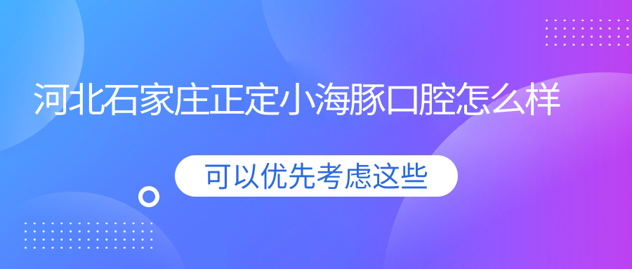 河北石家庄正定小海豚口腔