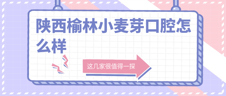 陕西榆林小麦芽口腔