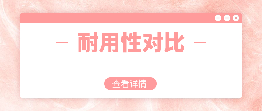耐用性对比