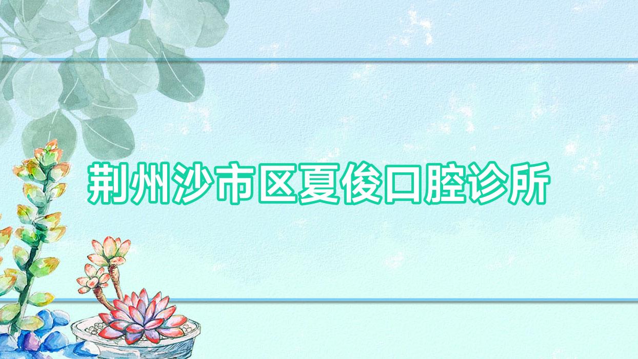 荆州沙市区夏俊口腔诊所